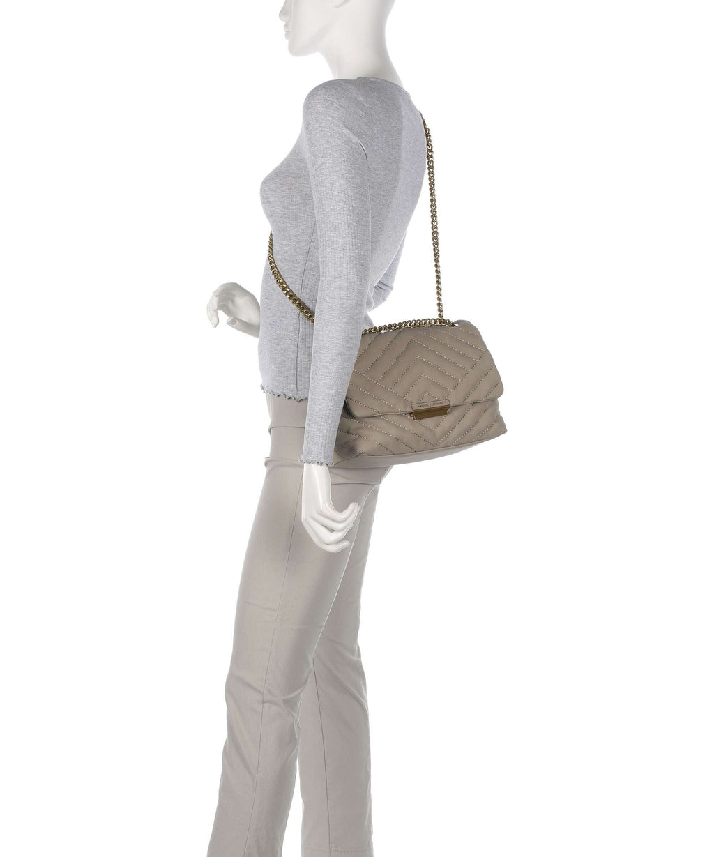 Armani Exchange Victoria M Shoulder bag taupe