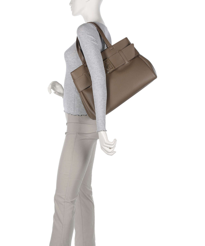 Armani Exchange Susie Soft Tote bag dark taupe
