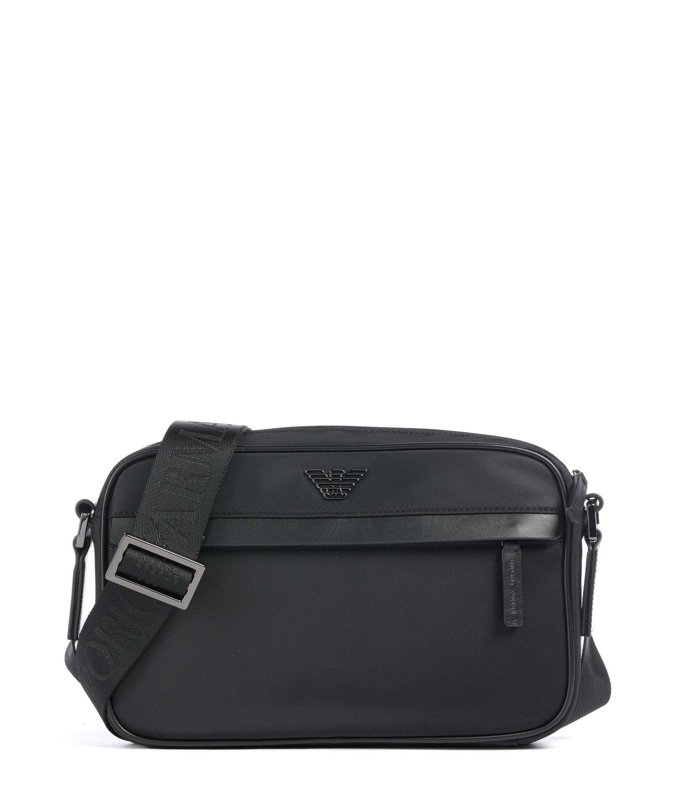 Emporio Armani Recycled Nylon Crossbody bag black beauty