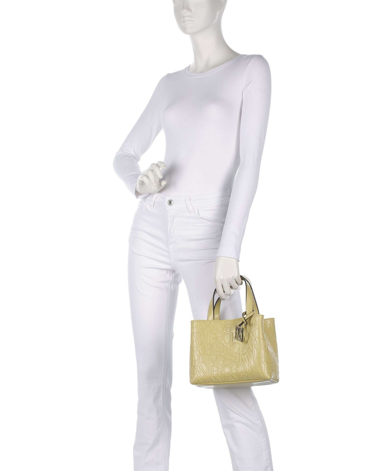 Armani Exchange Liz S Handbag light bamboo