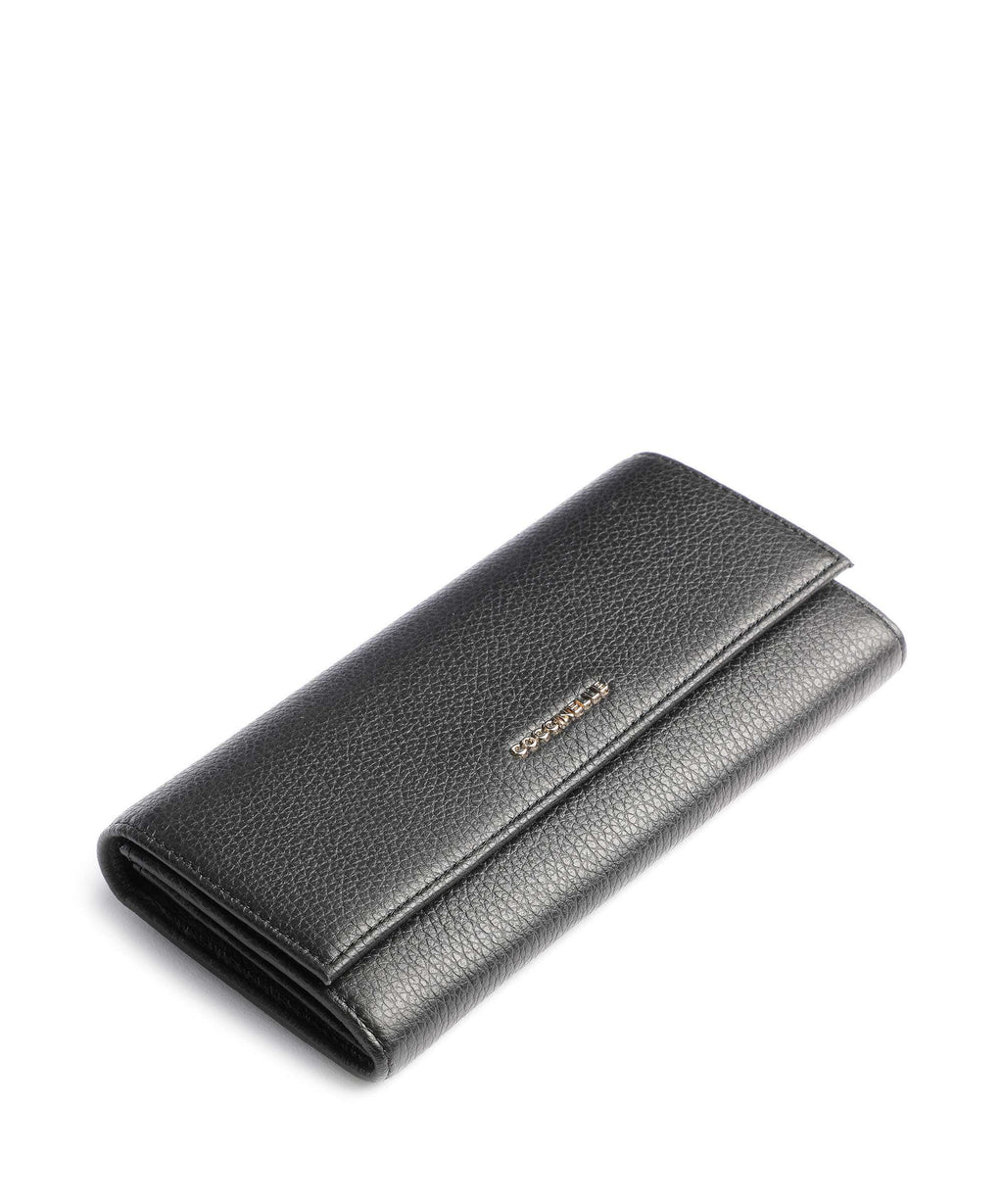 Coccinelle Metallic Soft RFID Wallet noir
