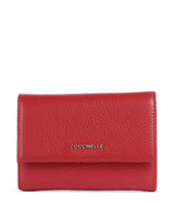 Coccinelle Metallic Soft Peněženka ruby