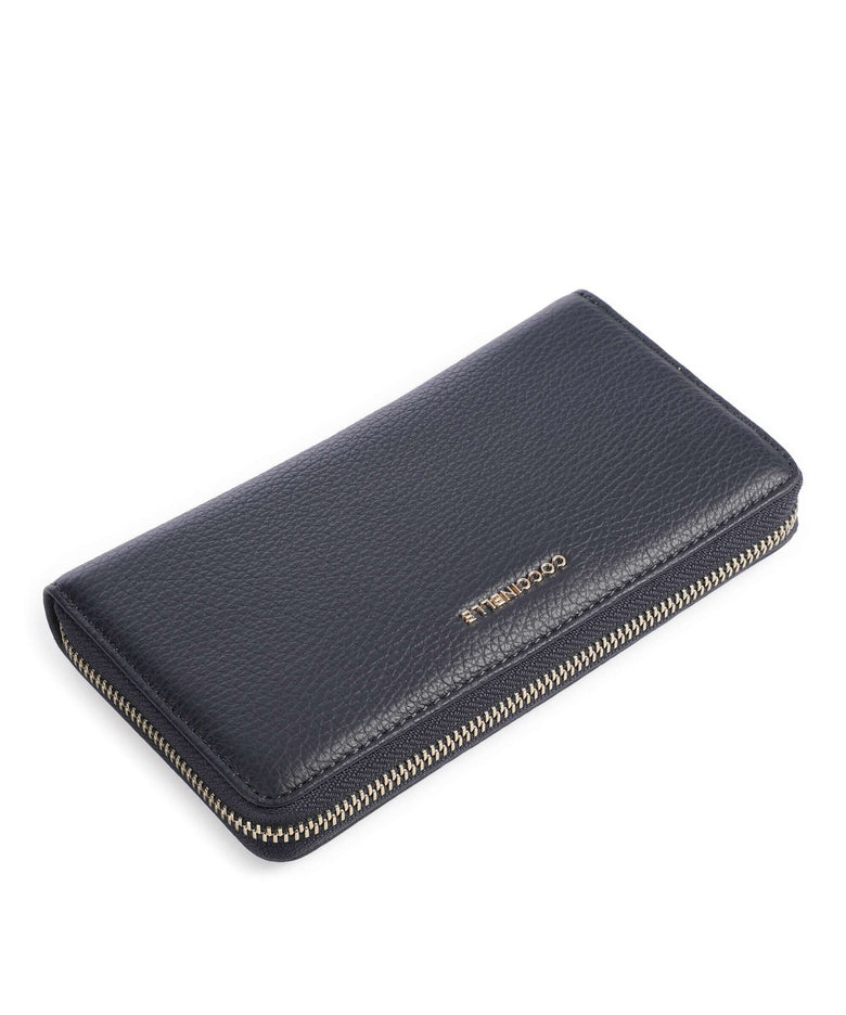 Coccinelle Metallic Soft Wallet midnight blue