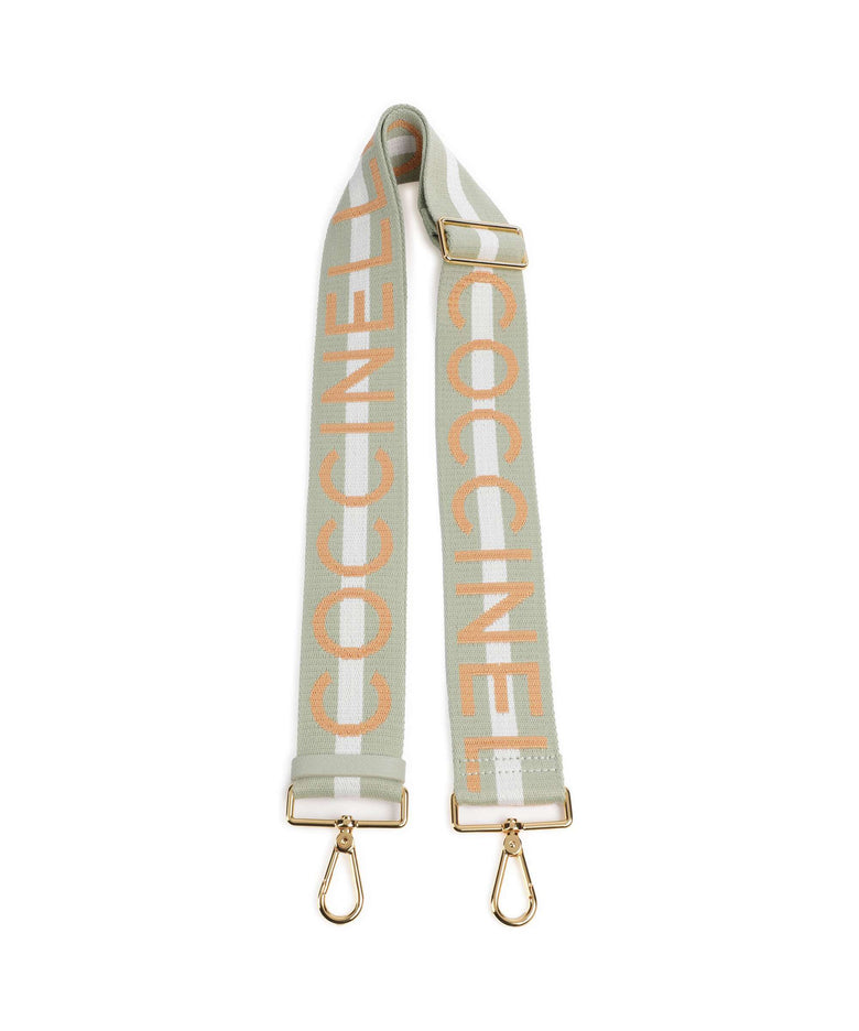Coccinelle Nastro Signature Bag strap multicolour/celeste
