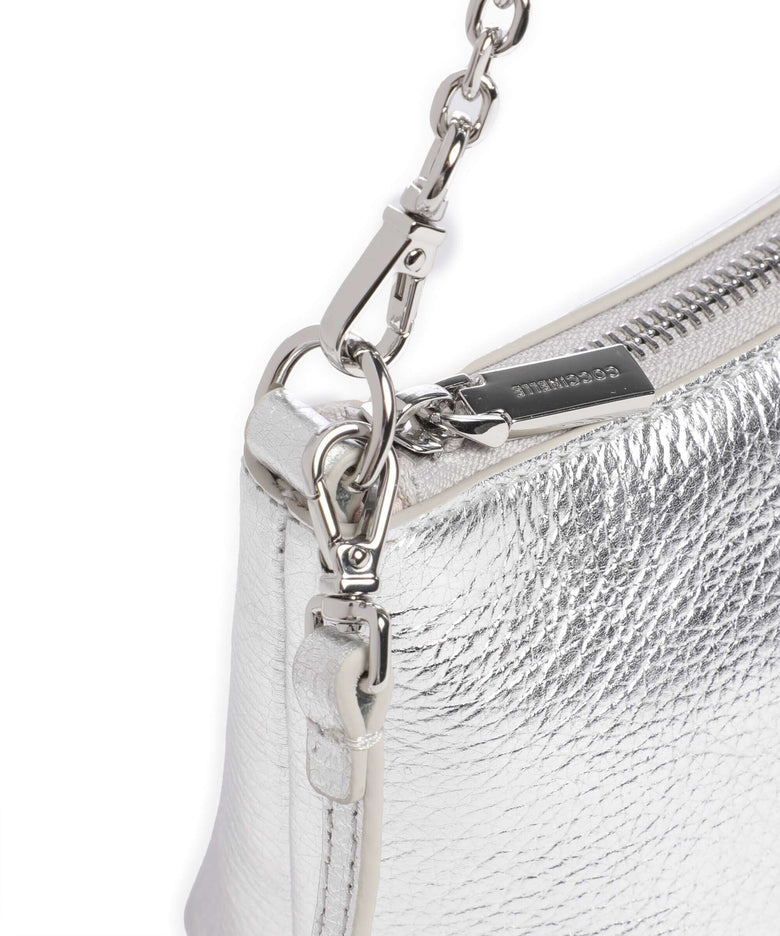 Coccinelle Aura Shoulder bag silver