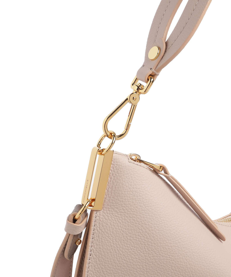 Coccinelle Sunup Hobo bag rosette/warm taupe