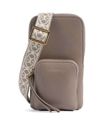 Coccinelle Pixie Kabelka na mobil warm taupe
