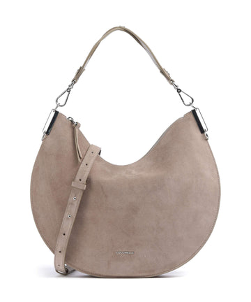 Coccinelle Sunup Suede Taška přes rameno warm taupe