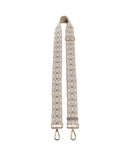 Coccinelle Nastro Monogram Popruh na kabelky multicolour/sand/warm taupe