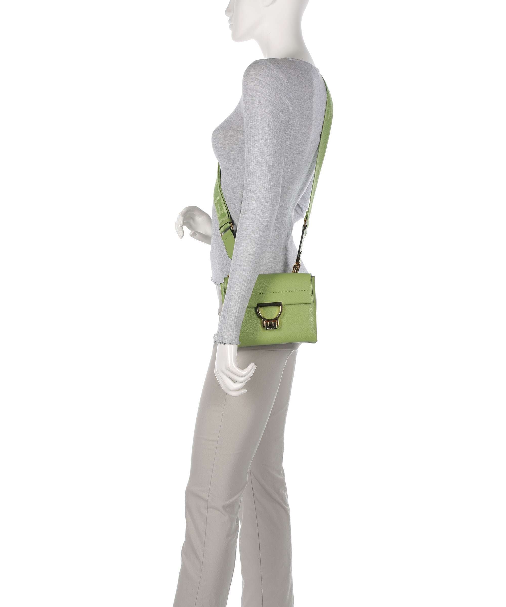 Coccinelle Arlettis Signature Crossbody bag guacamole