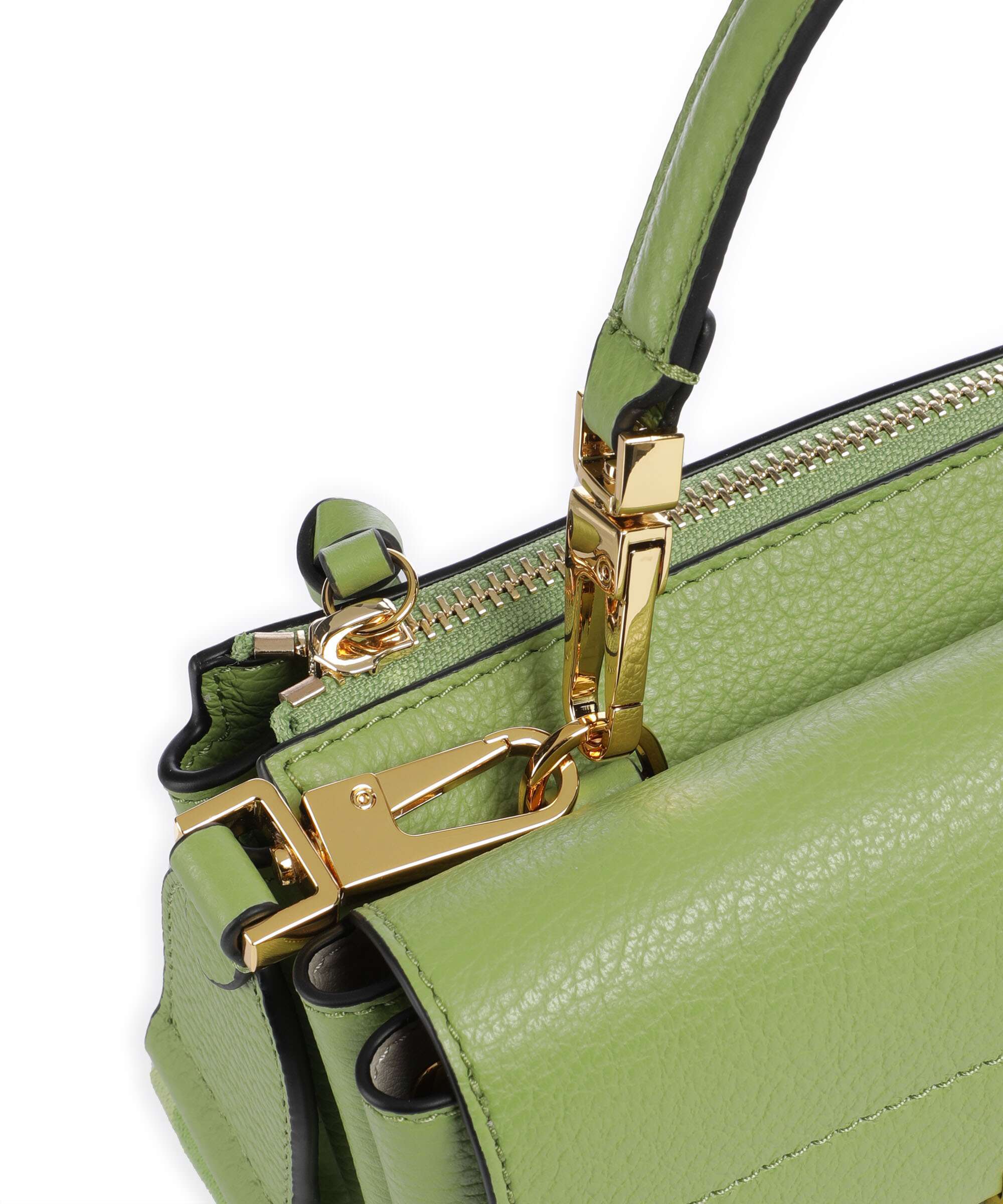 Coccinelle Arlettis Signature Crossbody bag guacamole