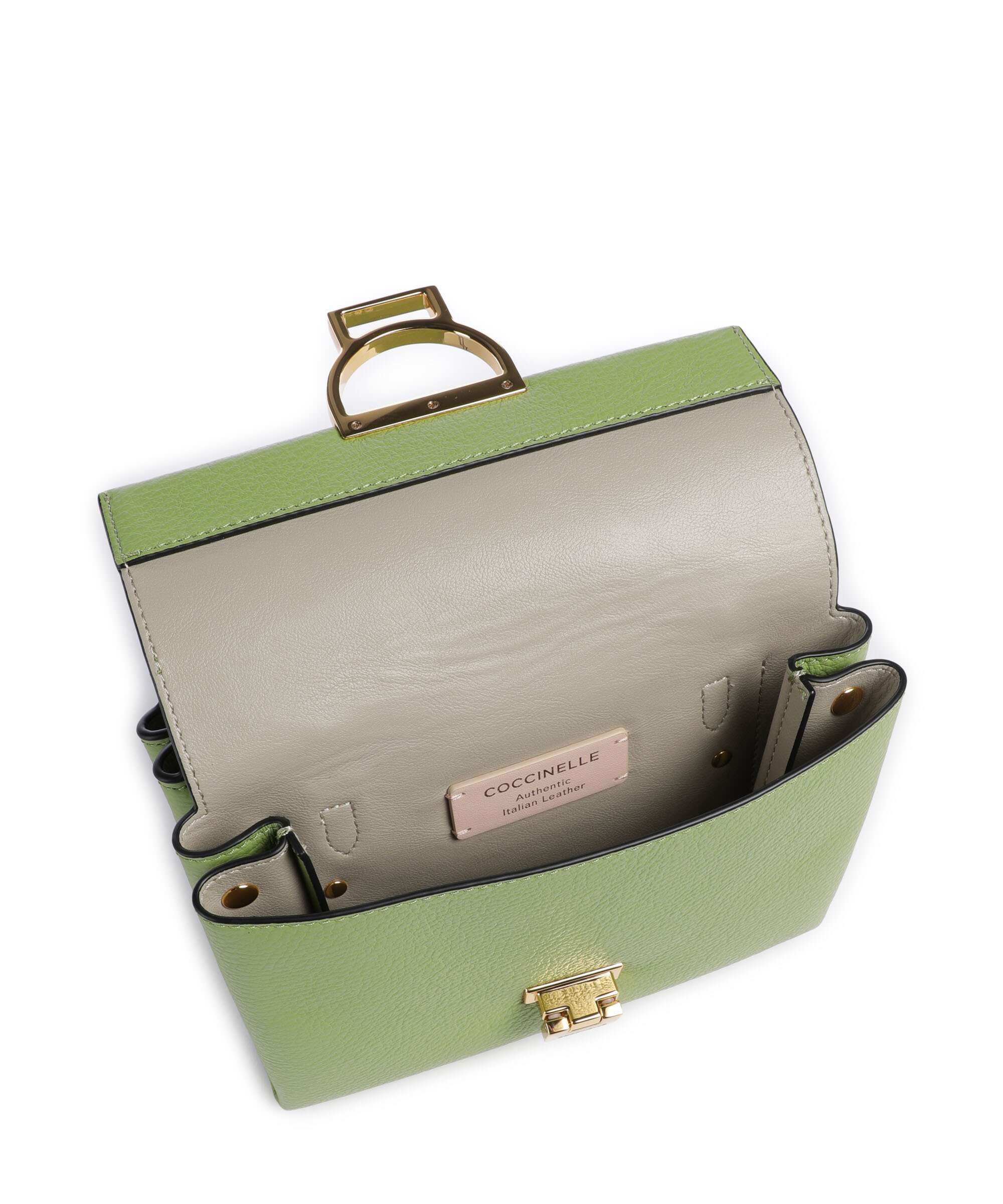 Coccinelle Arlettis Signature Crossbody bag guacamole