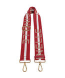 Coccinelle Nastro Signature Popruh na kabelky multicolour/sangria