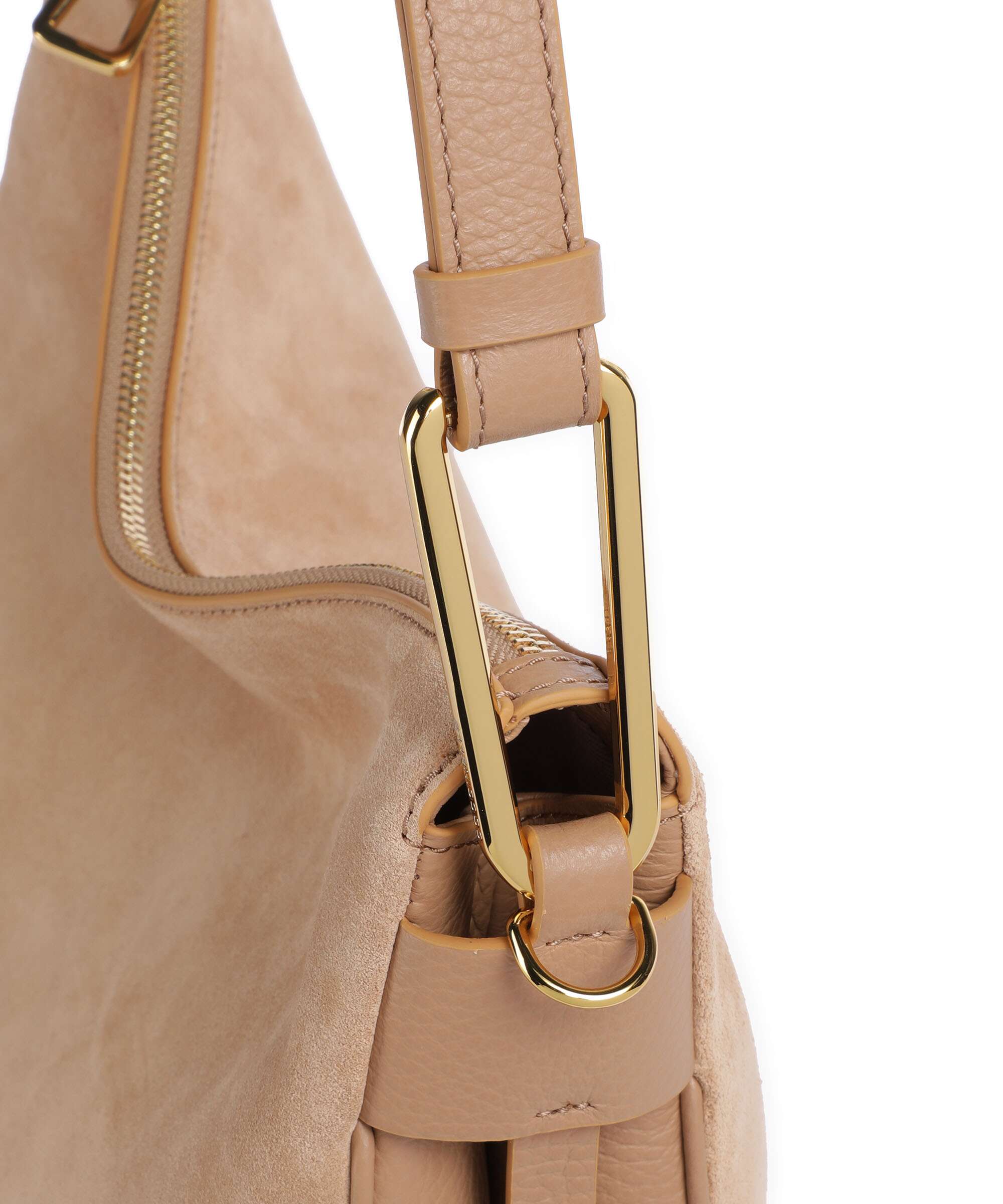 Coccinelle Magie Suede Hobo bag skin