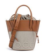 Coccinelle Myrtha Canvas Bucket kabelka natural/cuir
