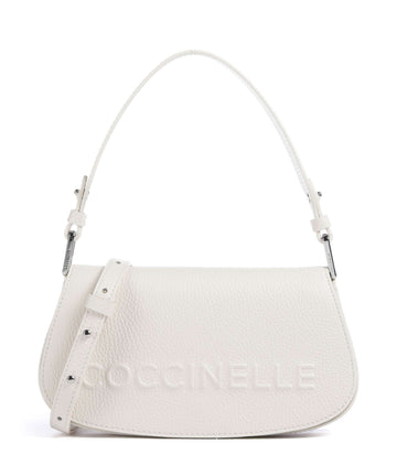 Coccinelle Myrtha Maxi Logo Taška přes rameno blanco
