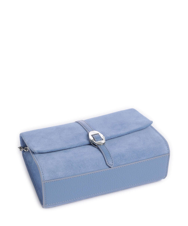Coccinelle Dorian Suede Crossbody bag azul