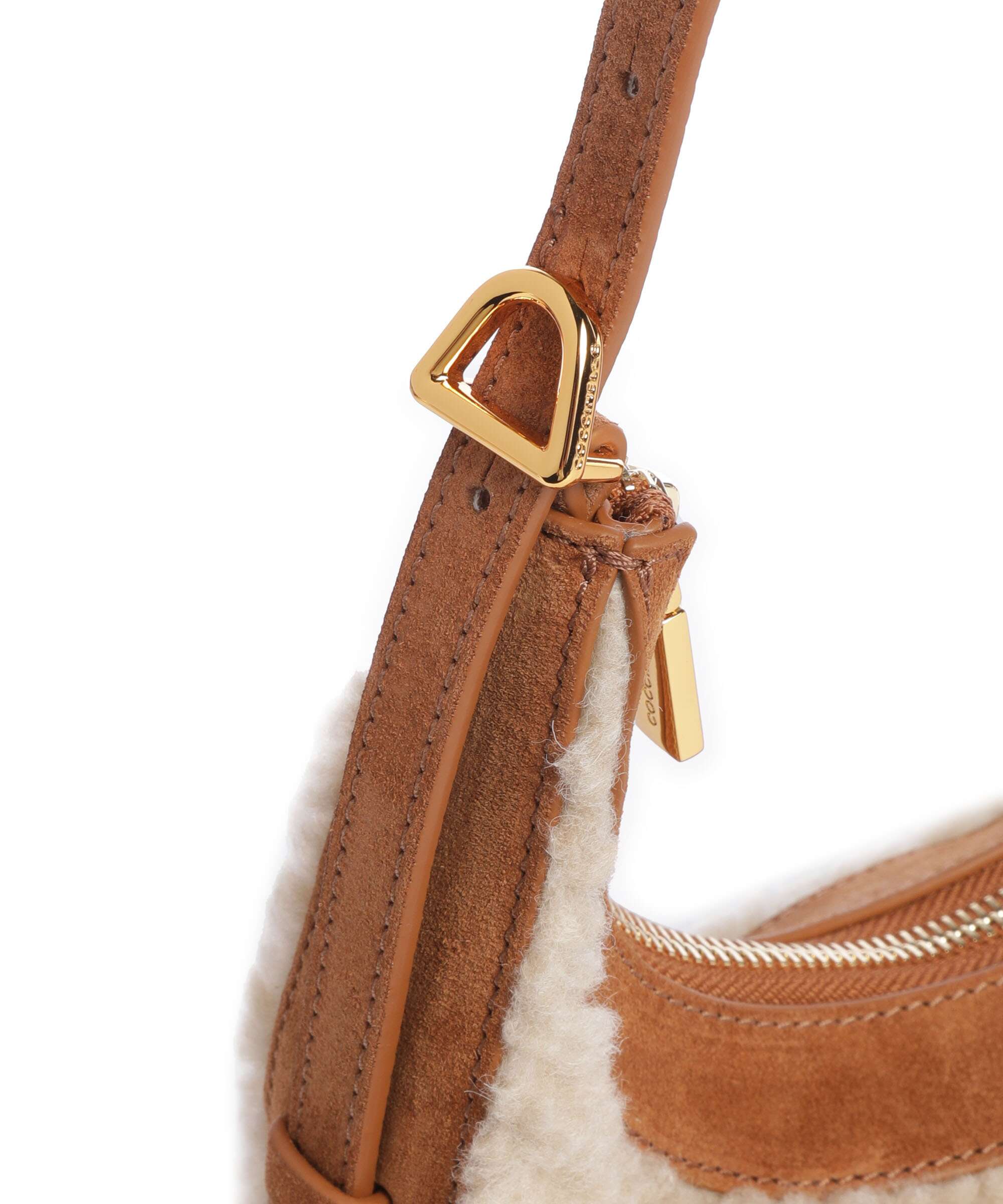 Coccinelle Whisper Hobo bag natural/cuir