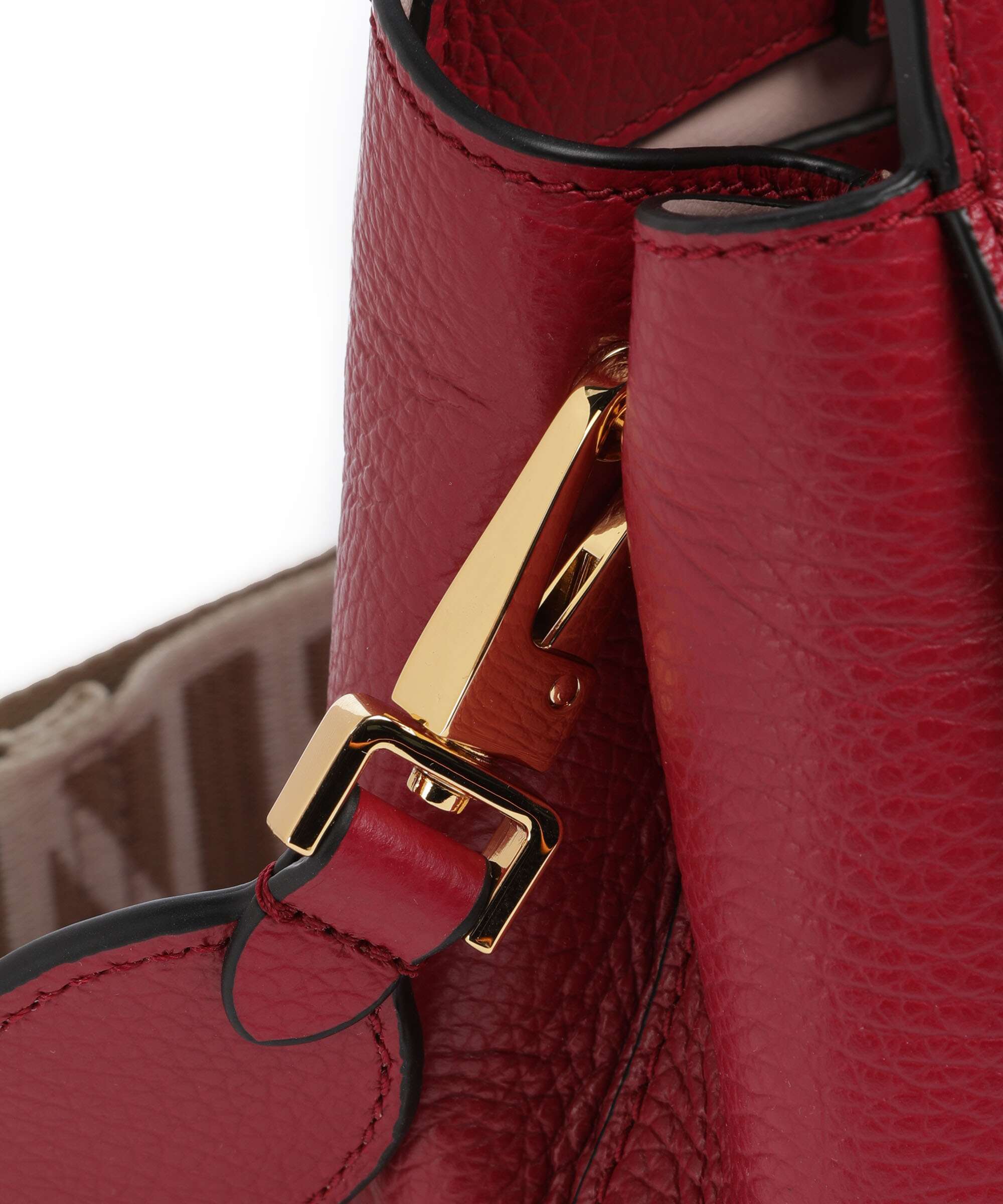 Coccinelle Arlettis Signature Handbag sangria