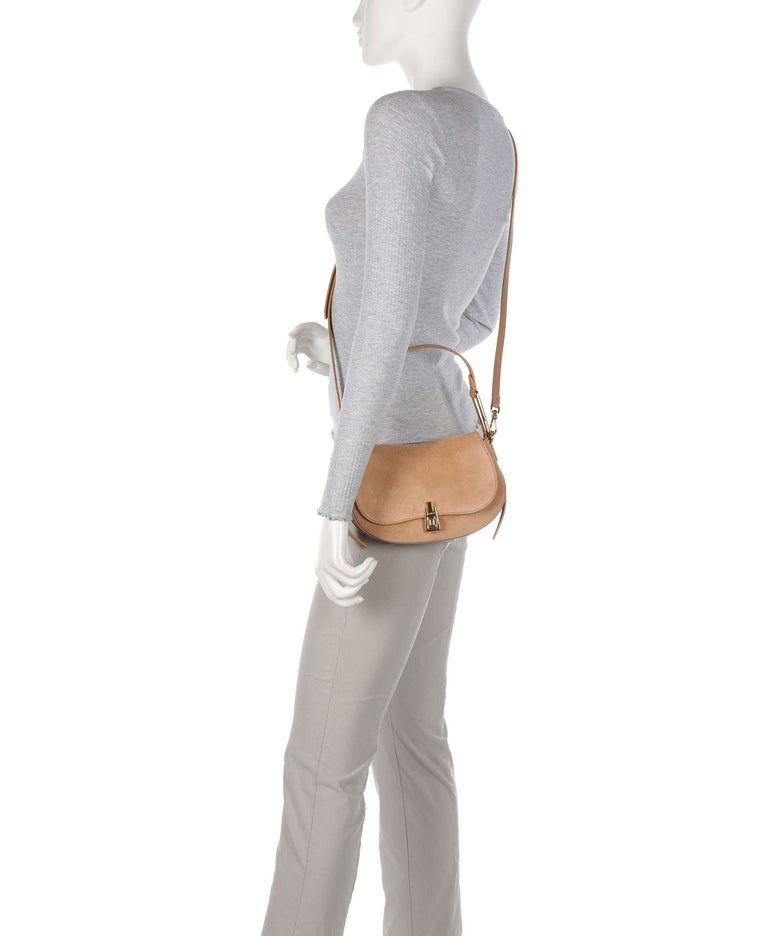 Coccinelle Magie Suede Shoulder bag skin