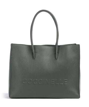 Coccinelle Myrtha Maxi Logo Nákupní taška alga