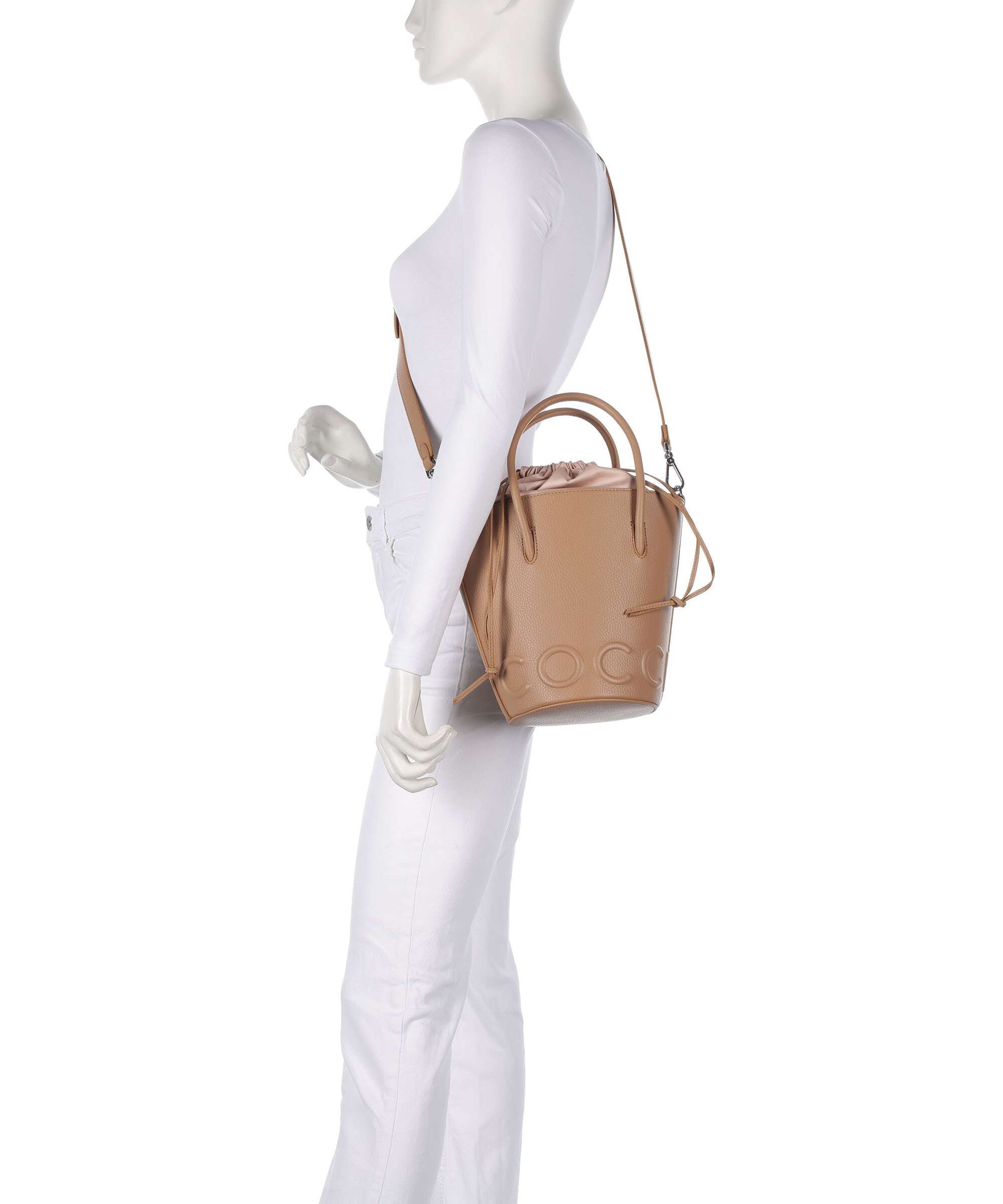 Coccinelle Myrtha Maxi Logo Bucket bag skin