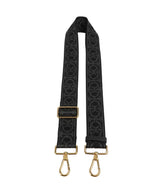 Coccinelle Nastro Monogram Popruh na kabelky anthracite/noir