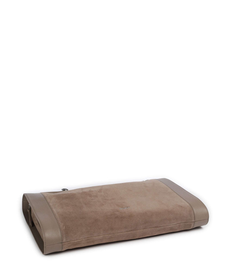 Coccinelle Elinor Suede Hobo bag warm taupe