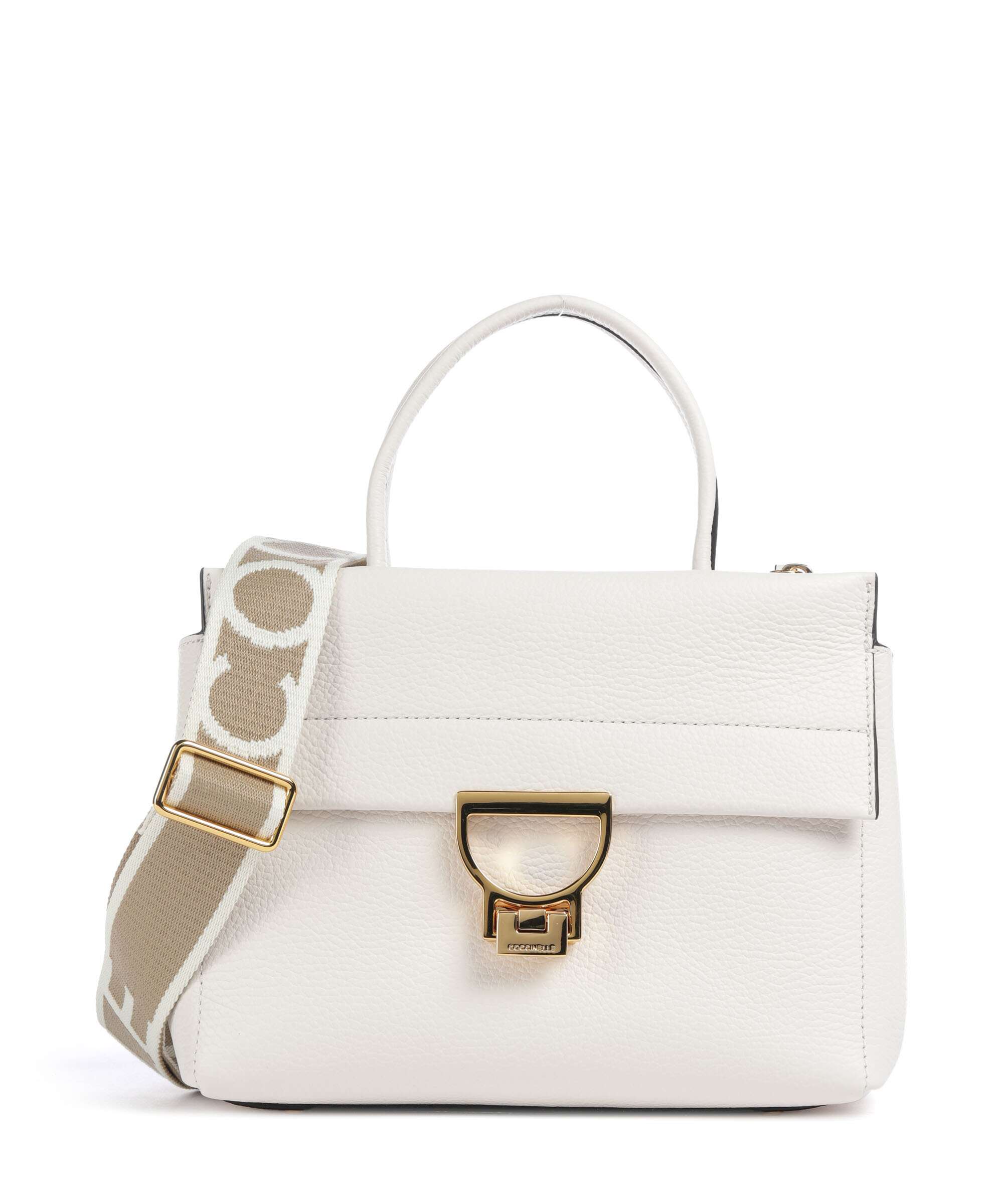 Coccinelle Arlettis Signature Handbag blanco