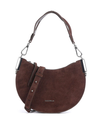 Coccinelle Sunup Suede Taška přes rameno brunette