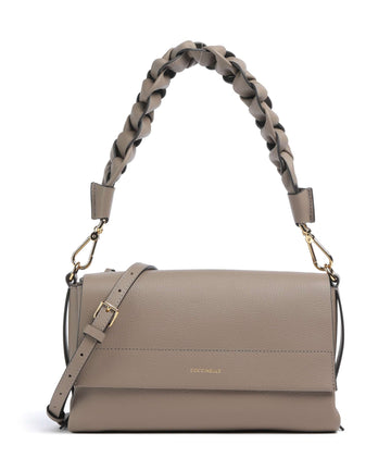 Coccinelle Boheme Grana Double Taška přes rameno warm taupe/rosette