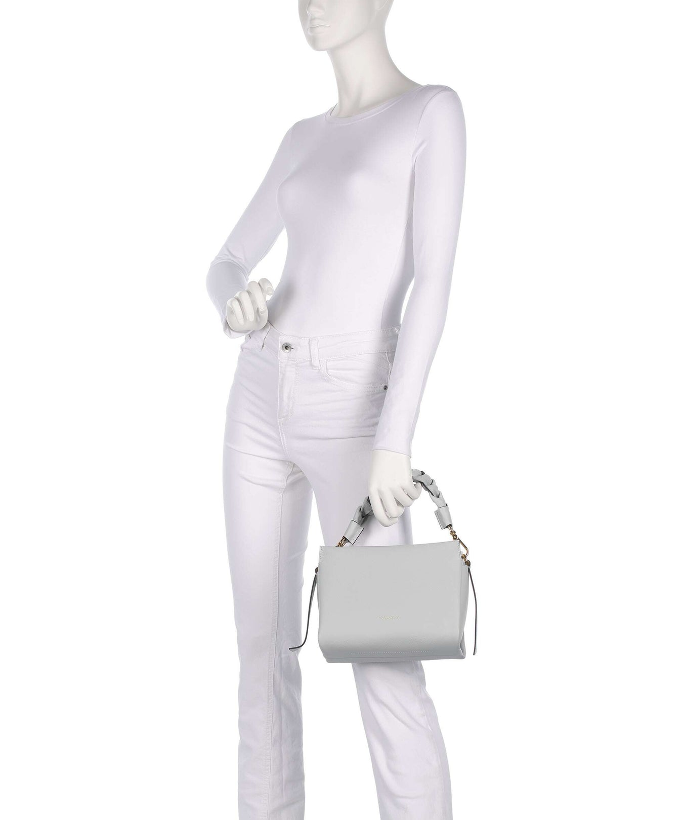 Coccinelle Boheme Grana Double Handbag snow/greenery