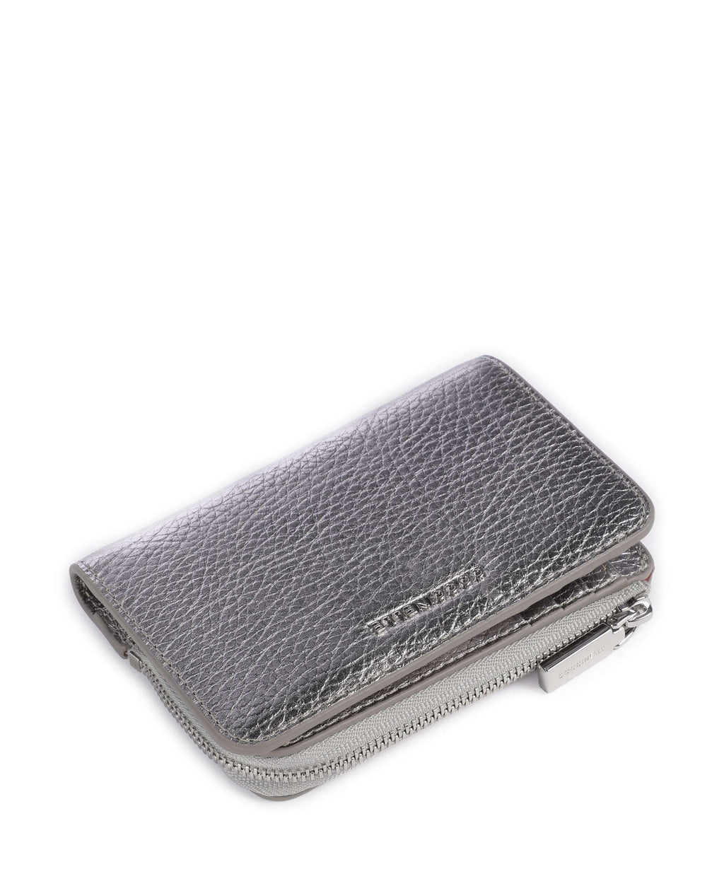 Coccinelle Metallic Soft RFID Wallet steel