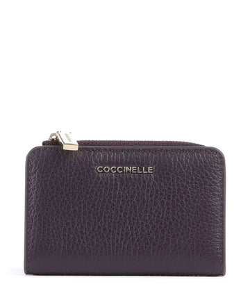 Coccinelle Metallic Soft Peněženka prune