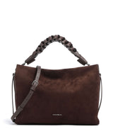 Coccinelle Boheme Suede Velká kabelka brunette
