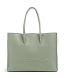Coccinelle Myrtha Maxi Logo Nákupní taška greenery