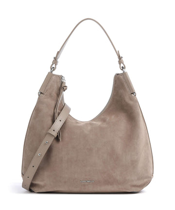 Coccinelle Rebekka Suede Velká kabelka warm taupe