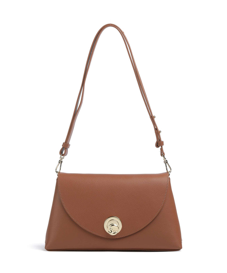 Coccinelle Nikla Shoulder bag cognac/noir