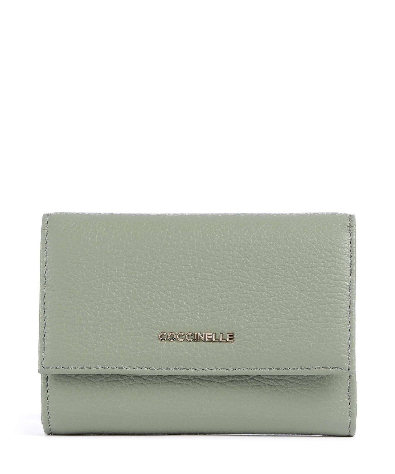 Coccinelle Metallic Soft RFID Wallet greenery