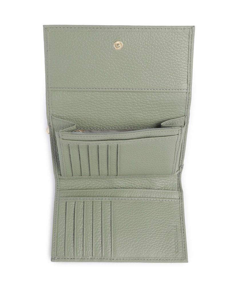 Coccinelle Metallic Soft RFID Wallet greenery