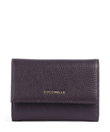 Coccinelle Metallic Soft Peněženka prune