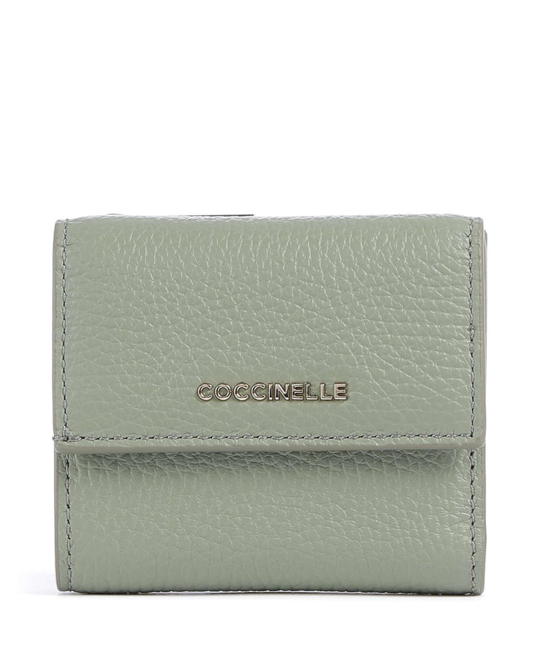 Coccinelle Metallic Soft Wallet greenery