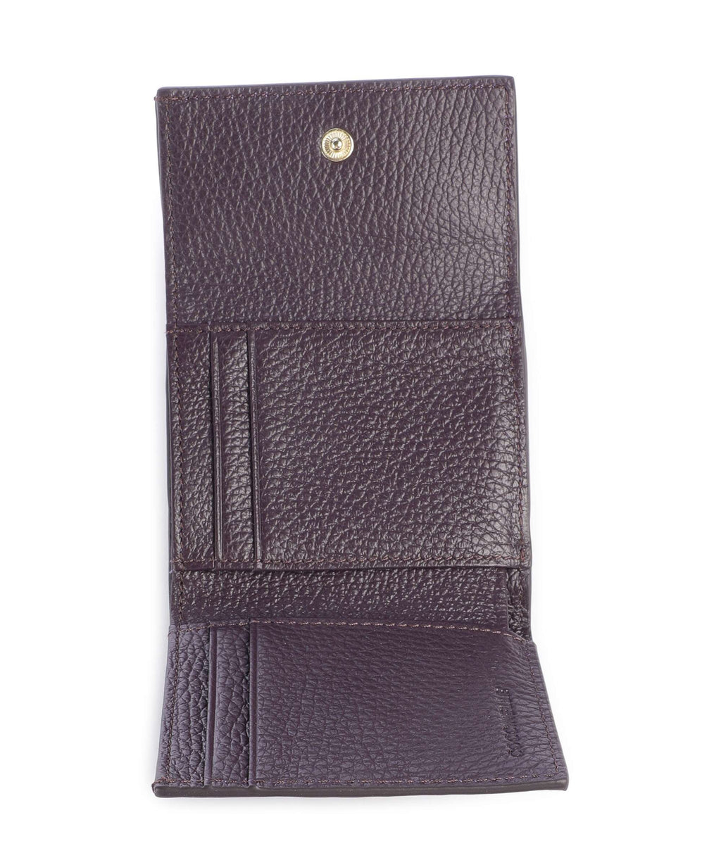 Coccinelle Metallic Soft RFID Wallet prune