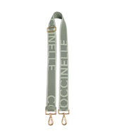Coccinelle Nastro Signature Popruh na kabelky greenery