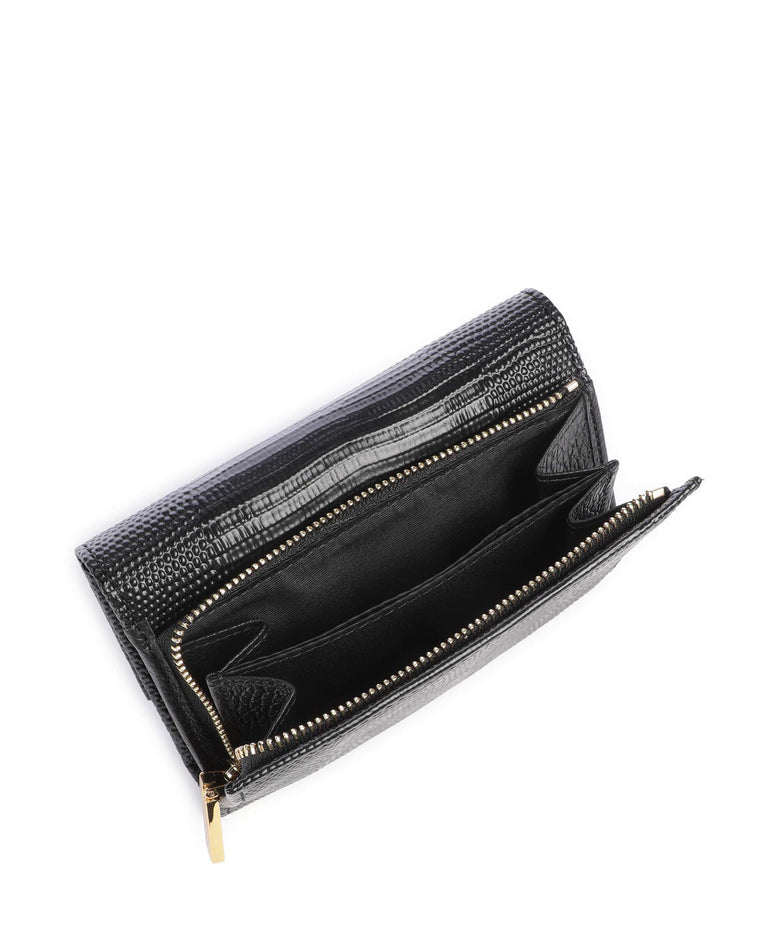 Coccinelle Metallic Lizard RFID Wallet noir