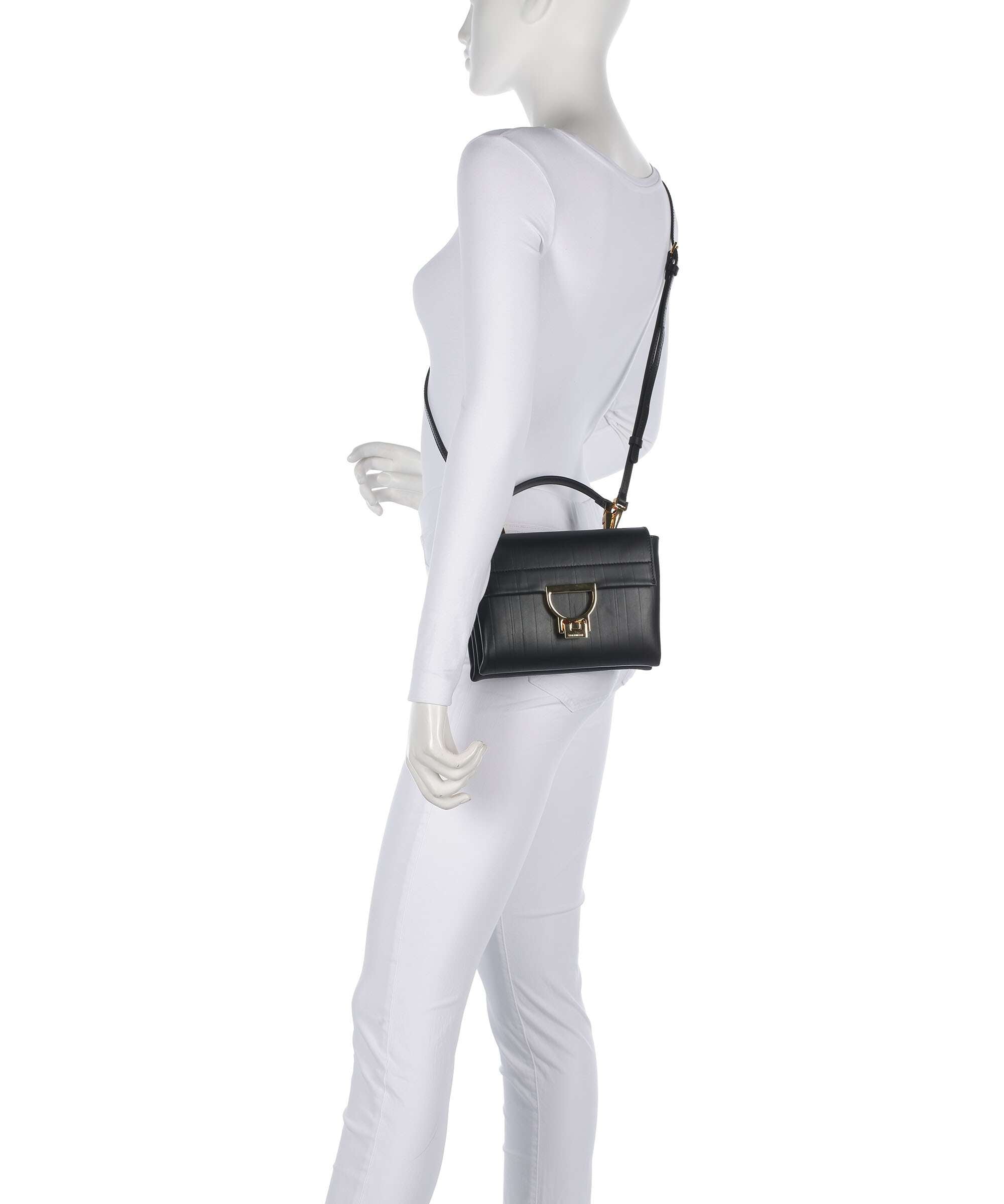 Coccinelle Arlettis Plisse Crossbody bag noir