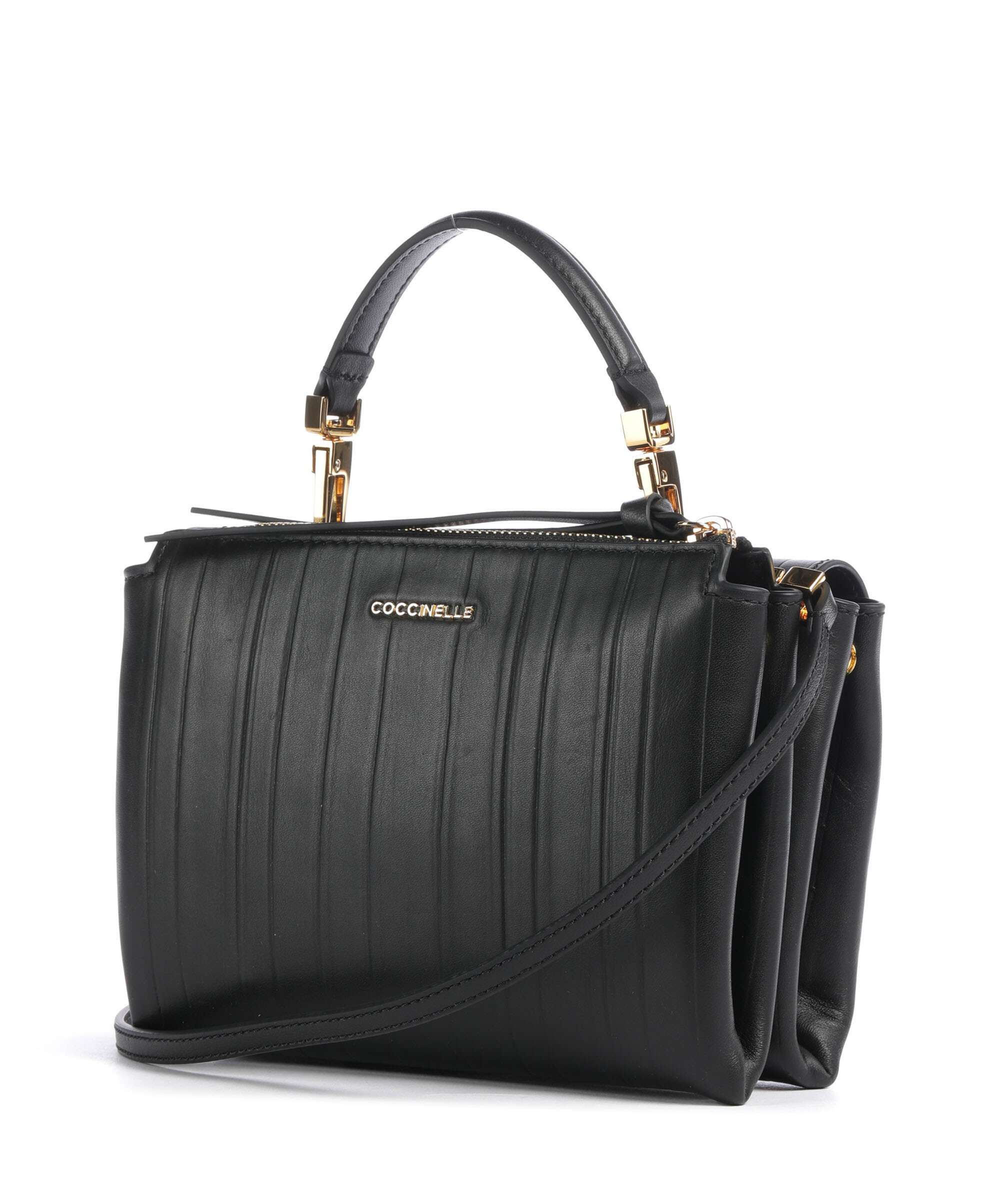 Coccinelle Arlettis Plisse Crossbody bag noir