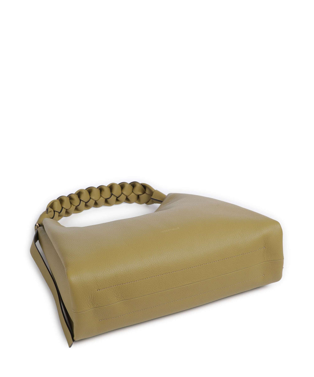 Coccinelle Boheme Grana Double Hobo bag seagrass/sandshell