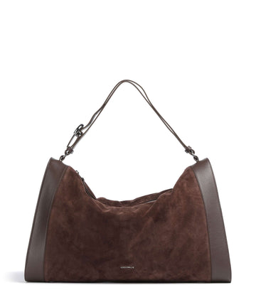 Coccinelle Elinor Suede Velká kabelka brunette