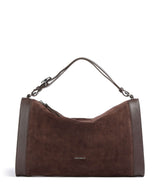 Coccinelle Elinor Suede Velká kabelka brunette